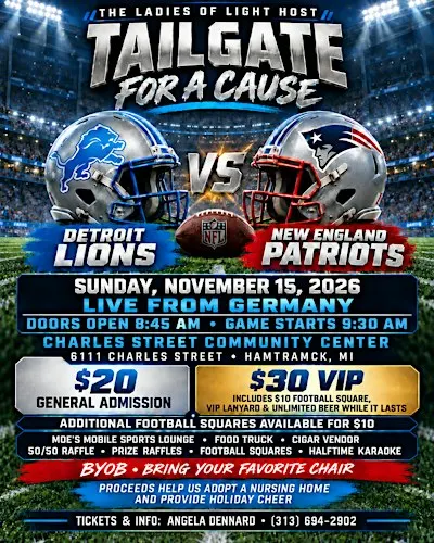 The Ladies of Light Presents: TAILGATE FOR A CAUSE