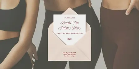 In Her Bridal Pilates Era: About Last Night x Align Studio