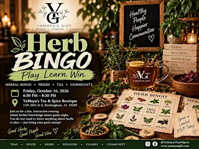 Herb Bingo: Game Night