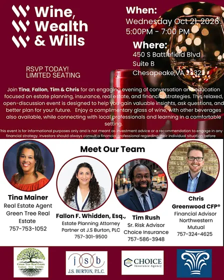 A Conversation on Estate Planning, Real Estate, Insurance & Financial Plan