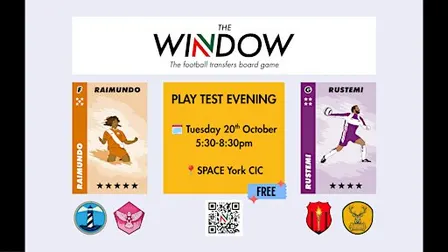 The Window Board Game Play Testing @ SPACE