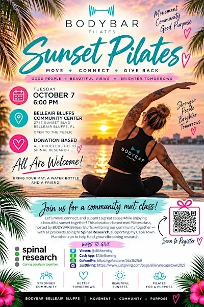 Sunset Pilates for Spinal research