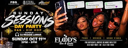 “SUNDAY SESSIONS” DAY PARTY @ FLOODS BAR & GRILLE