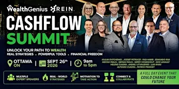 WealthGenius Presents - Ottawa ON - Cashflow Summit [092626]