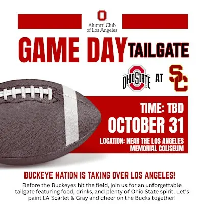 OSULA Tailgate Before The OSU @ USC Football Game October 31