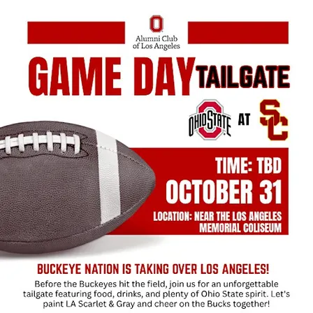 OSULA Tailgate Before The OSU @ USC Football Game October 31