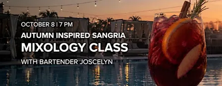 The Autumn Inspired Sangria | Mixology Night Returns This Fall at AC