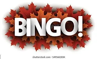 Fall Bingo Night