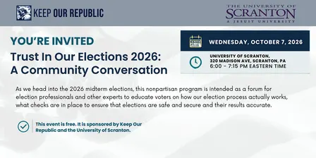 Trust In Our Elections 2026: A Community Conversation