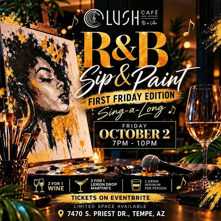 R&B Sip & Paint: Sing-A-Long Edition - First Fridays