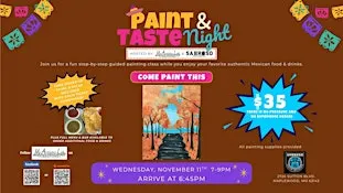 Paint & Taste Night at Sabroso Cocina Maplewood 11/11