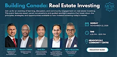 Building Canada: Real Estate Investing