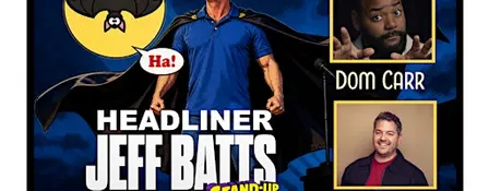 "Comic Invasion" LIVE!  Headliner JEFF BATTS & Friends @Twisted Copper