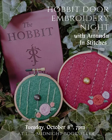 Hobbit Door, Hand Embroidery Basics