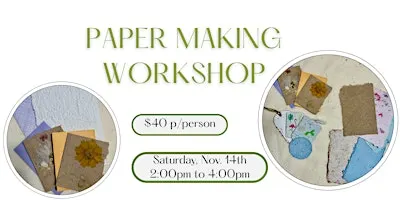 Handmade Papermaking Workshop