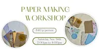 Handmade Papermaking Workshop