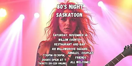 80's Night Saskatoon