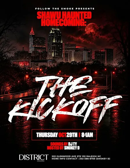 The Shaw U  Haunted Homecoming Kick Off !