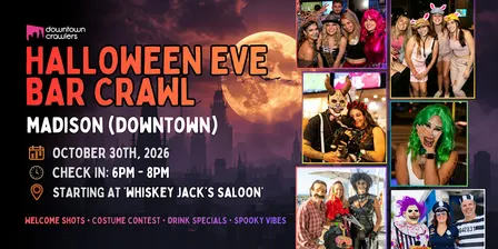 Halloween Eve Bar Crawl 10/30 - MADISON (Downtown)