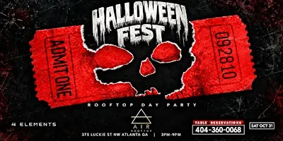 HALLOWEEN FEST ROOFTOP DAY PARTY | HALLOWEEN WKND