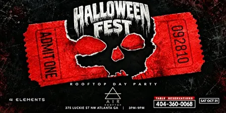 HALLOWEEN FEST ROOFTOP DAY PARTY | HALLOWEEN WKND