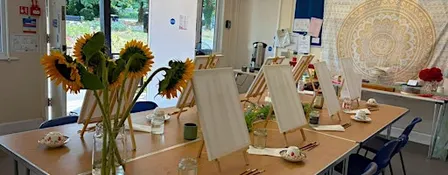 Paint Your Peace. A mindful painting experience