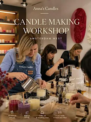 Create Your Own Soy Candle.  Workshop in Amsterdam West