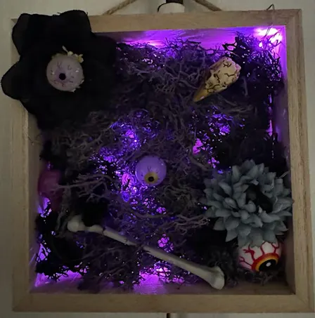 Halloween and Fall Shadowboxes at Land Grant Extension