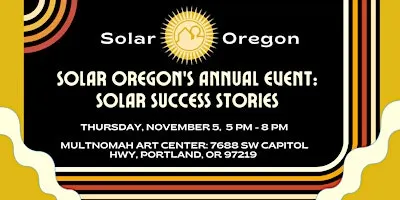 Solar Oregon's Annual Celebration - 2026