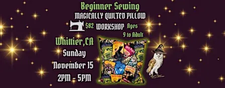 Beginner Sewing ⚡️ MAGICALLY QUILTED PILLOW WORKSHOP ⚡️