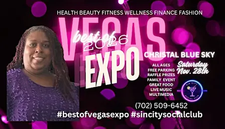 Christal Blue Sky performing live at Best of Vegas Expo 2026