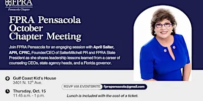 FPRA Pensacola October Chapter Meeting