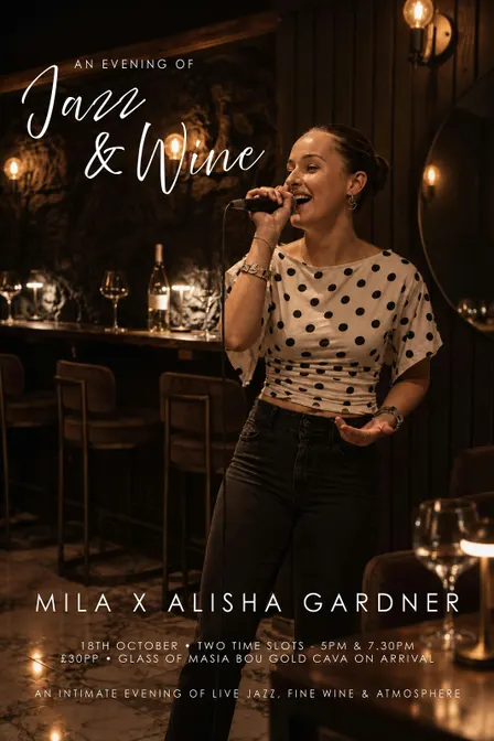 An Evening of Jazz & Wine at MILA with Alisha Gardner