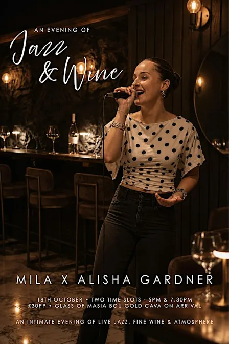 An Evening of Jazz & Wine at MILA with Alisha Gardner