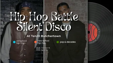 Hip-Hop Battle Silent Disco at Butchertown Brewing: Old School v New School