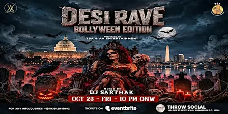 BOLLYWEEN DC 2026: THE ULTIMATE DESI RAVE HALLOWEEN TAKEOVER