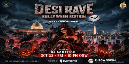 BOLLYWEEN DC 2026: THE ULTIMATE DESI RAVE HALLOWEEN TAKEOVER