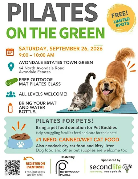 September 26th - Pilates on the Green