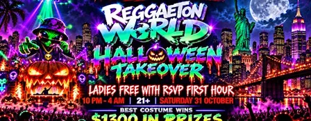 REGGAETON WORLD TAKE OVER QUEENS NYC -HALLOWEEN EDITION