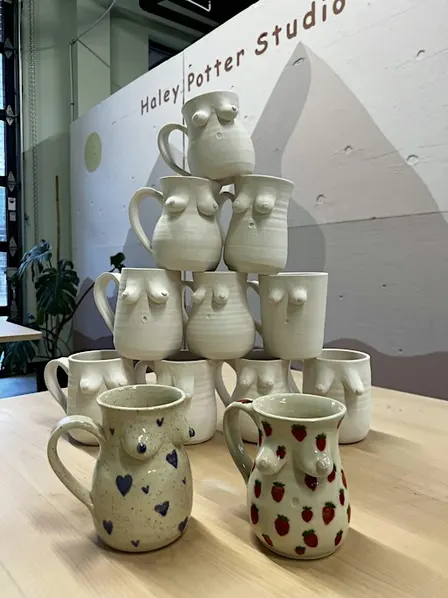 Paint Your Own Boob Mug at 33 Acres