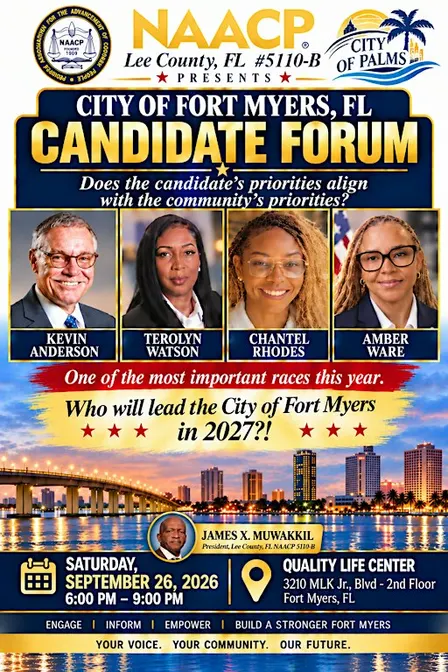 Fort Myers at the Crossroads: The 2026 Candidate Forum Meet the Candidates