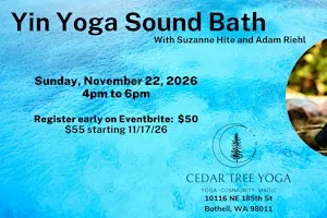 Yin Yoga & Sound Bath