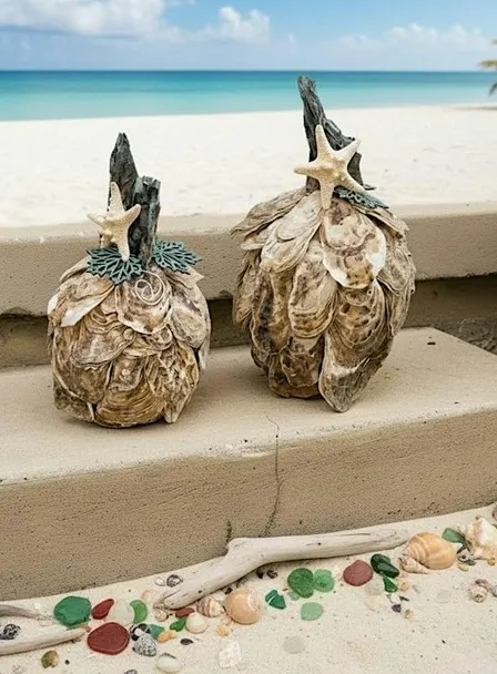 Oyster Shell Pumpkin Craft Class
