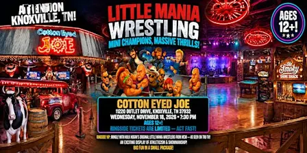 Little Mania Wrestling: Big Action, Tiny Wrestlers! Knoxville, TN!