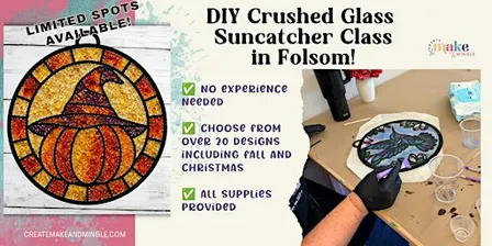 DIY Crushed Glass Suncatcher Workshop ✨