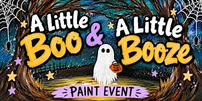 A little boo and a little booze paint party