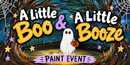 A little boo and a little booze paint party