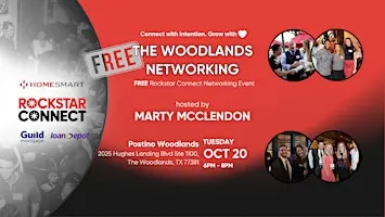 Free The Woodlands Networking Rockstar Connect Event (October, TX)
