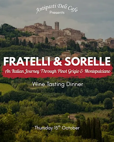 Fratelli & Sorelle Wine Tasting Dinner
