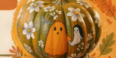 Floral Pumpkin Painting Class